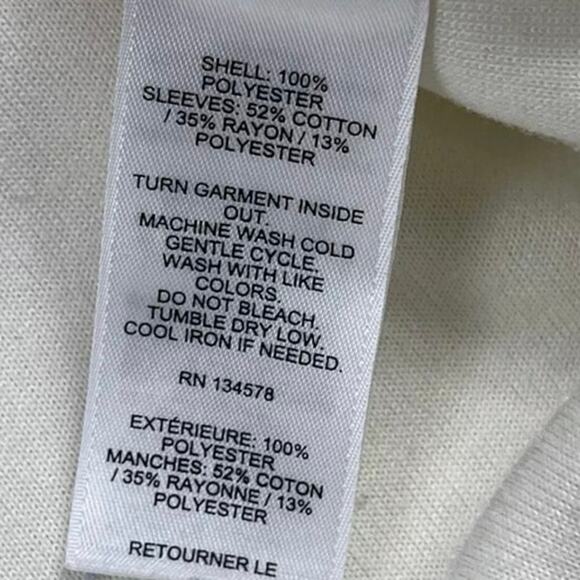 Vineyard Vines Sweater Womens Small Oatmeal Cream 1/2 Zip Pullover - Picture 6 of 6